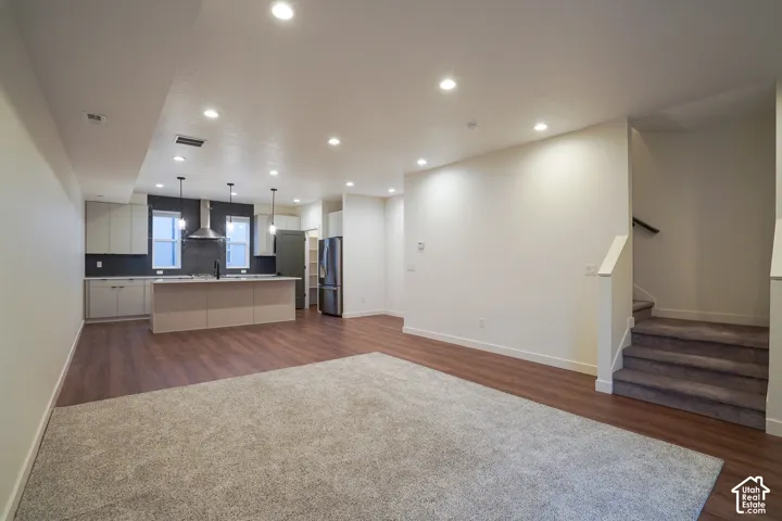 Open-concept family and dining