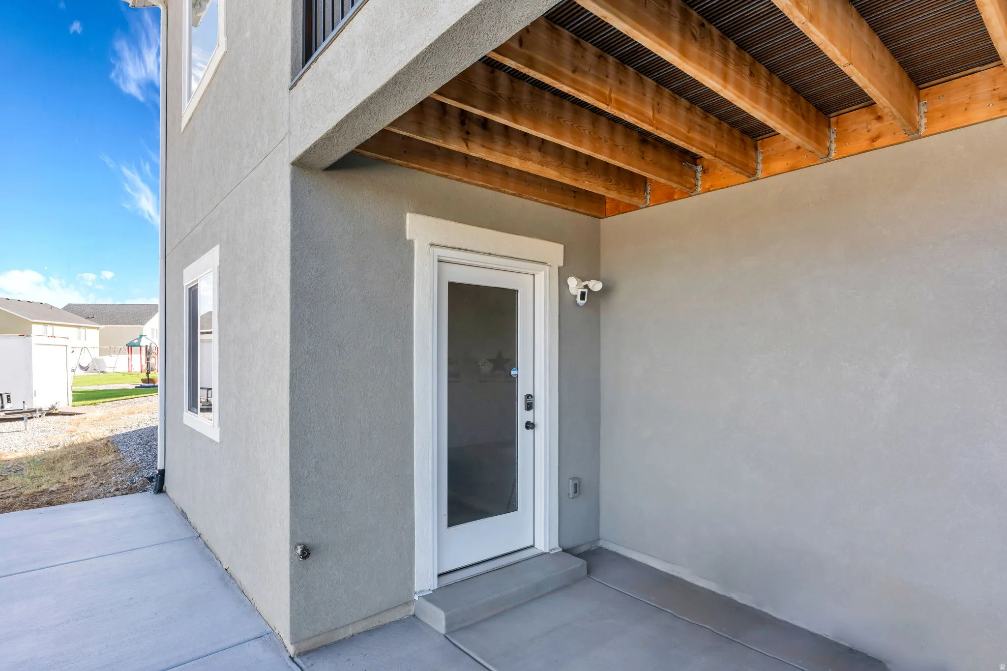 Covered Exterior Entrance