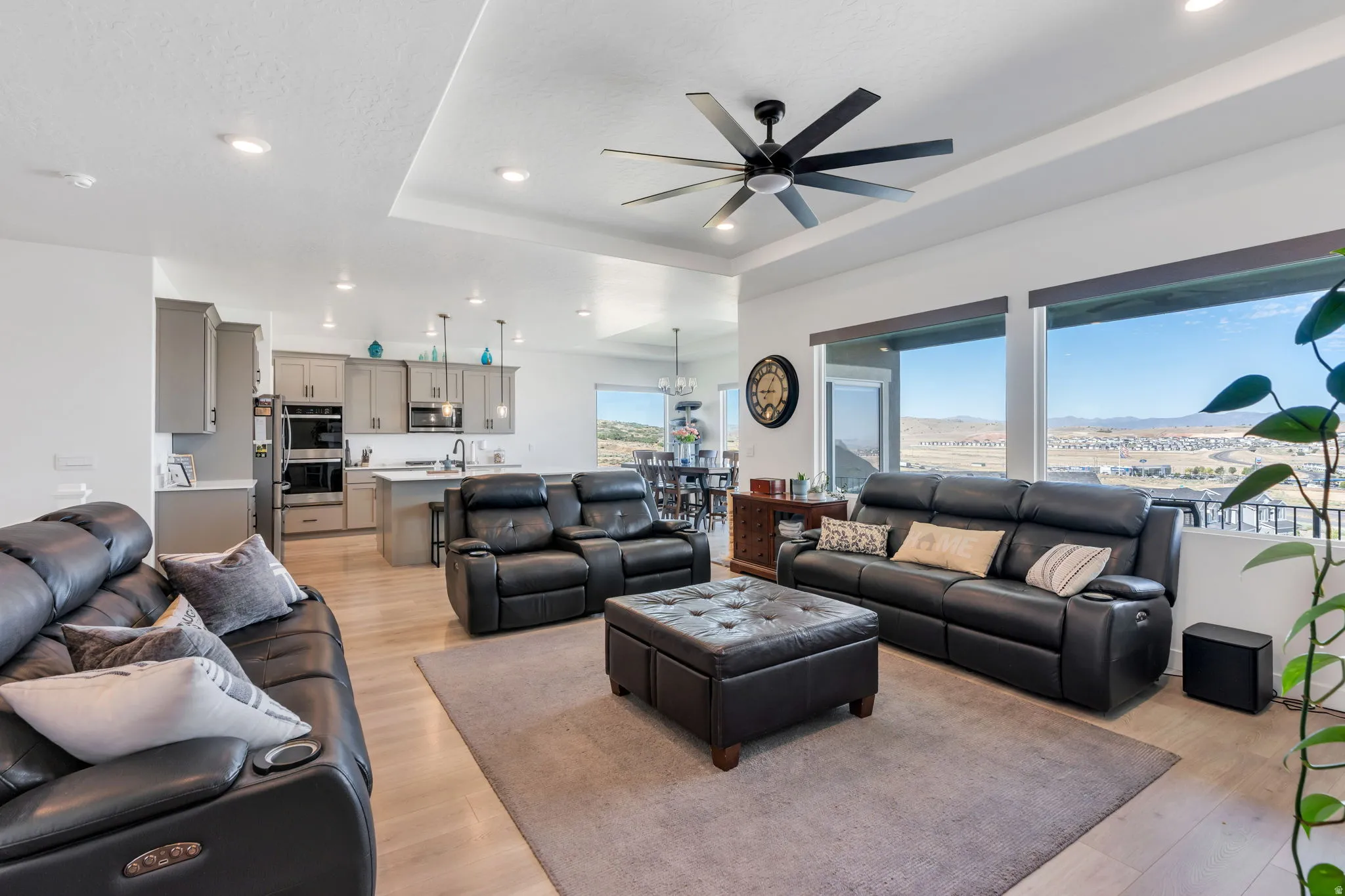 Living room with Incredible Views, Open Concept with Kitchen