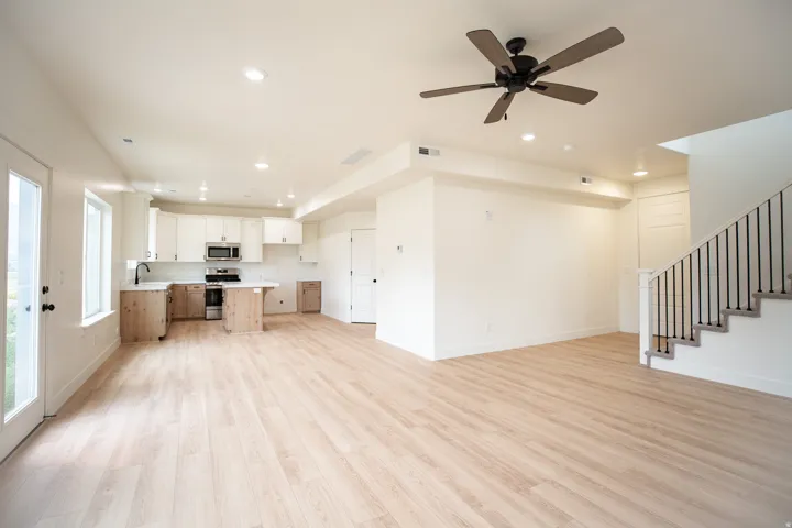Kitchen and dining area