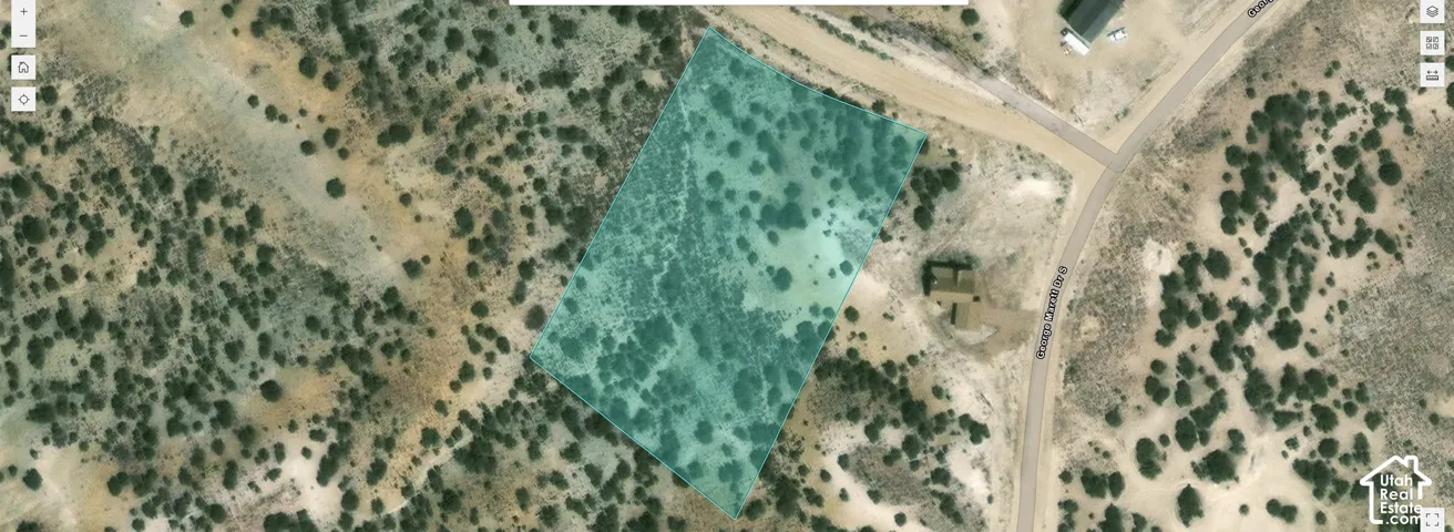 Aerial Map. Depicting the property boundary in relation to surrounding geographical features and infrastructure