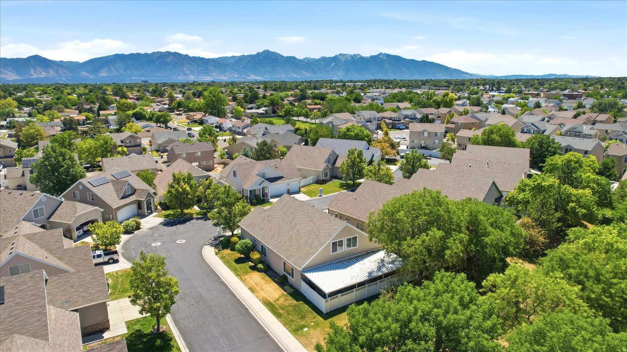 Aerial View of Home