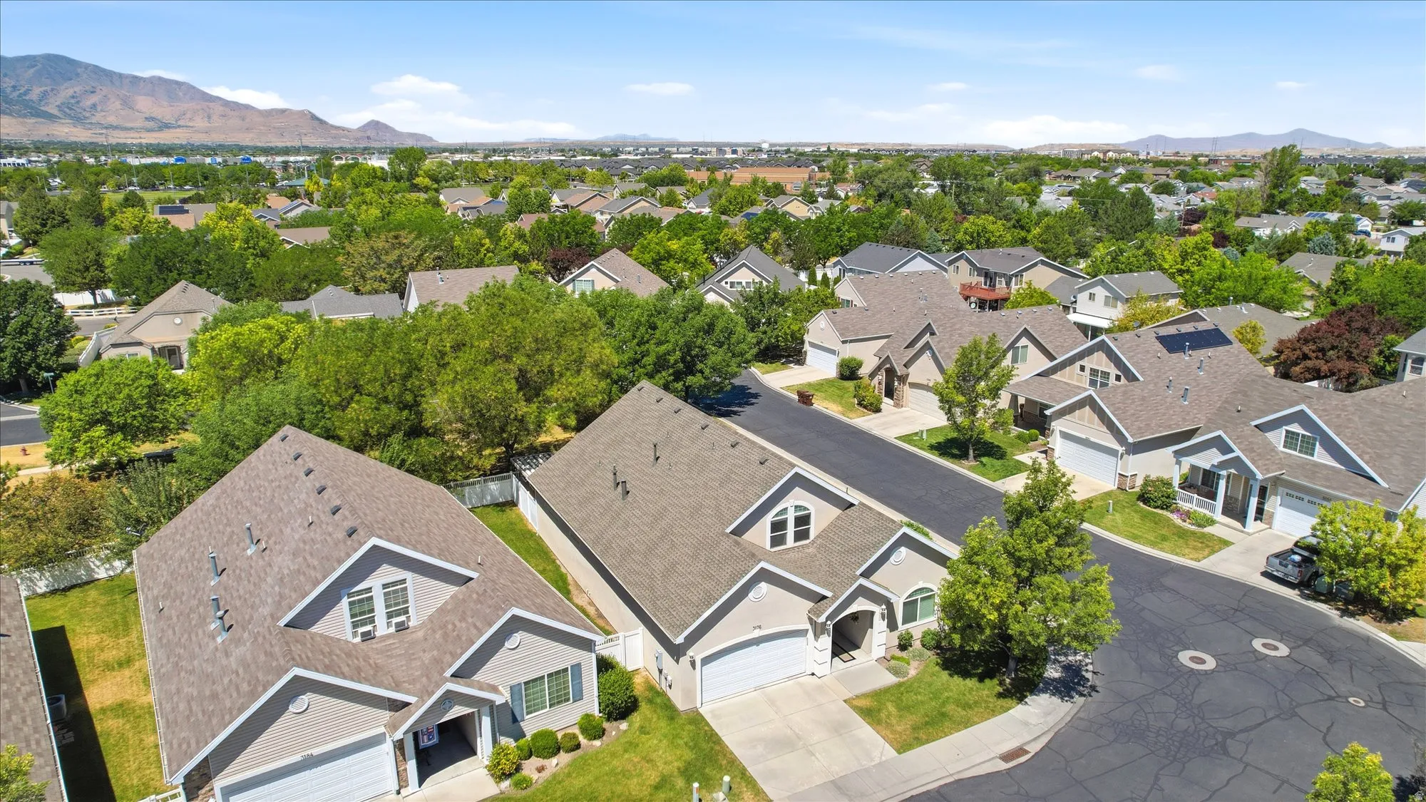 Aerial View of Home