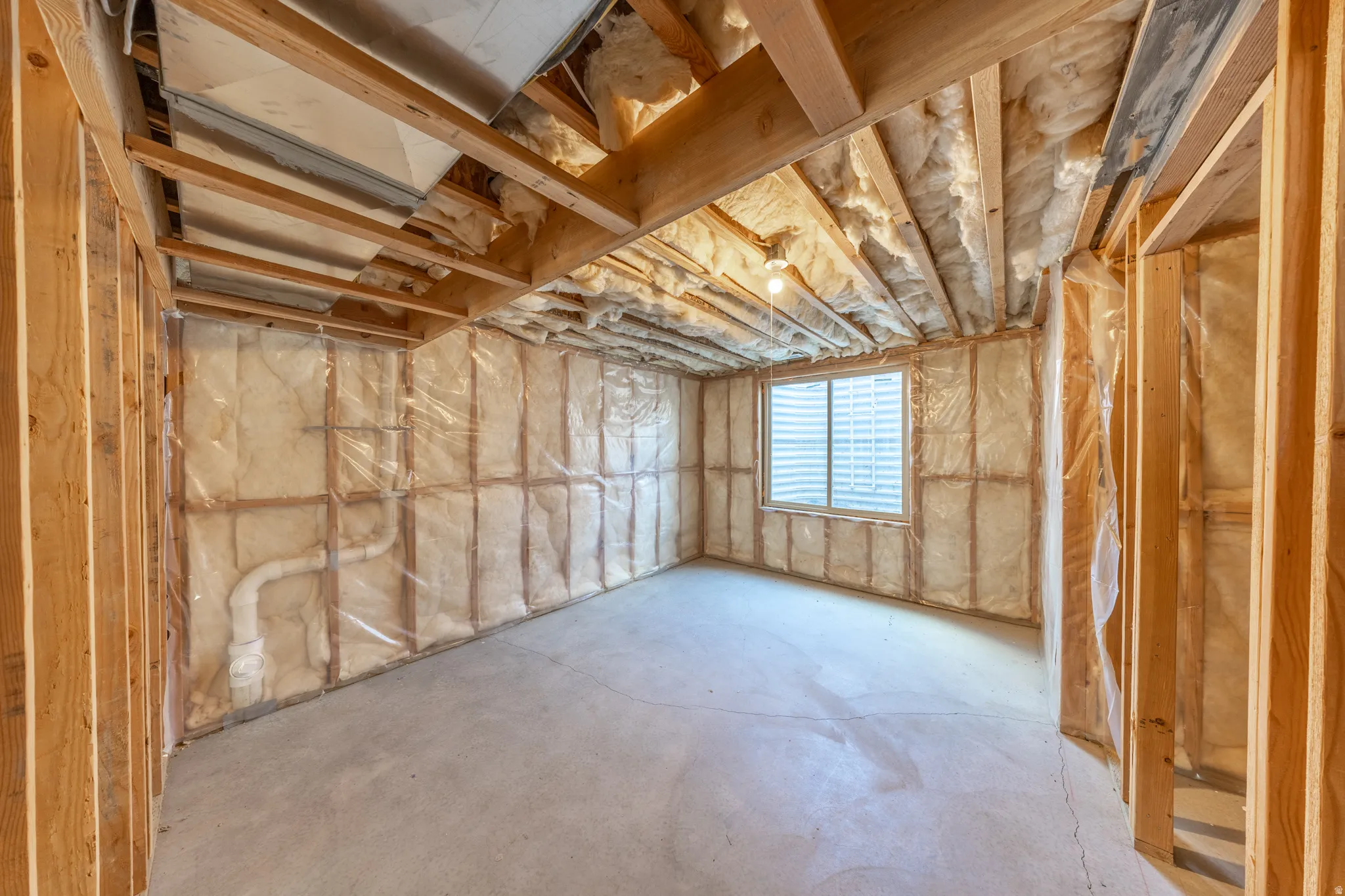 Several bedrooms await to be finished.