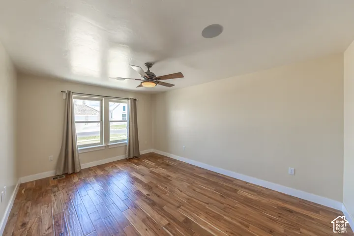 Primary suite with east facing view of the lake. All rooms including great room are wired with speakers in ceiling.