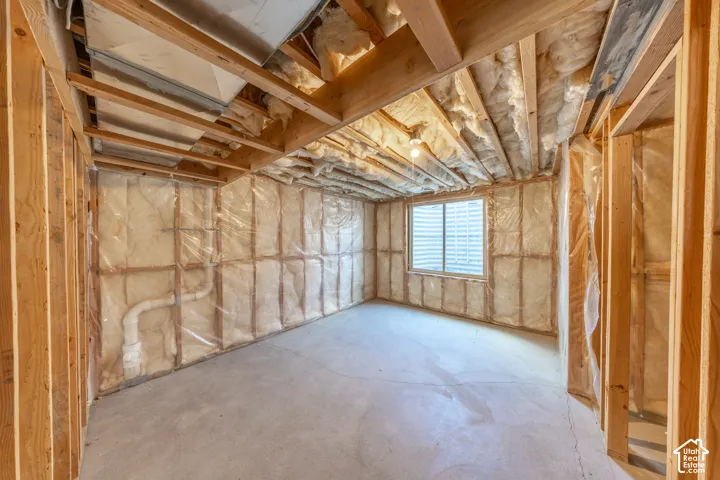 Several bedrooms await to be finished.