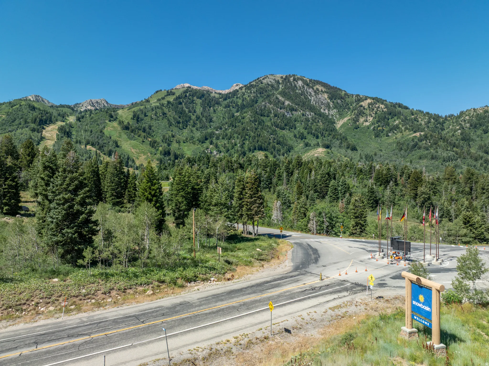 Snowbasin resort for skiing, snowboarding, hiking and mountain biking
