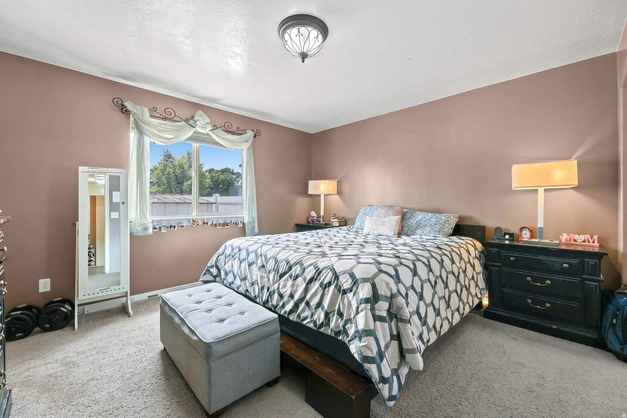 spacious primary suite