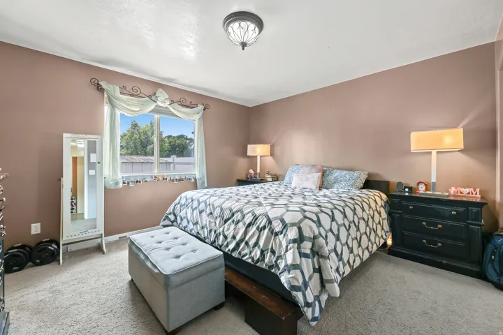 spacious primary suite