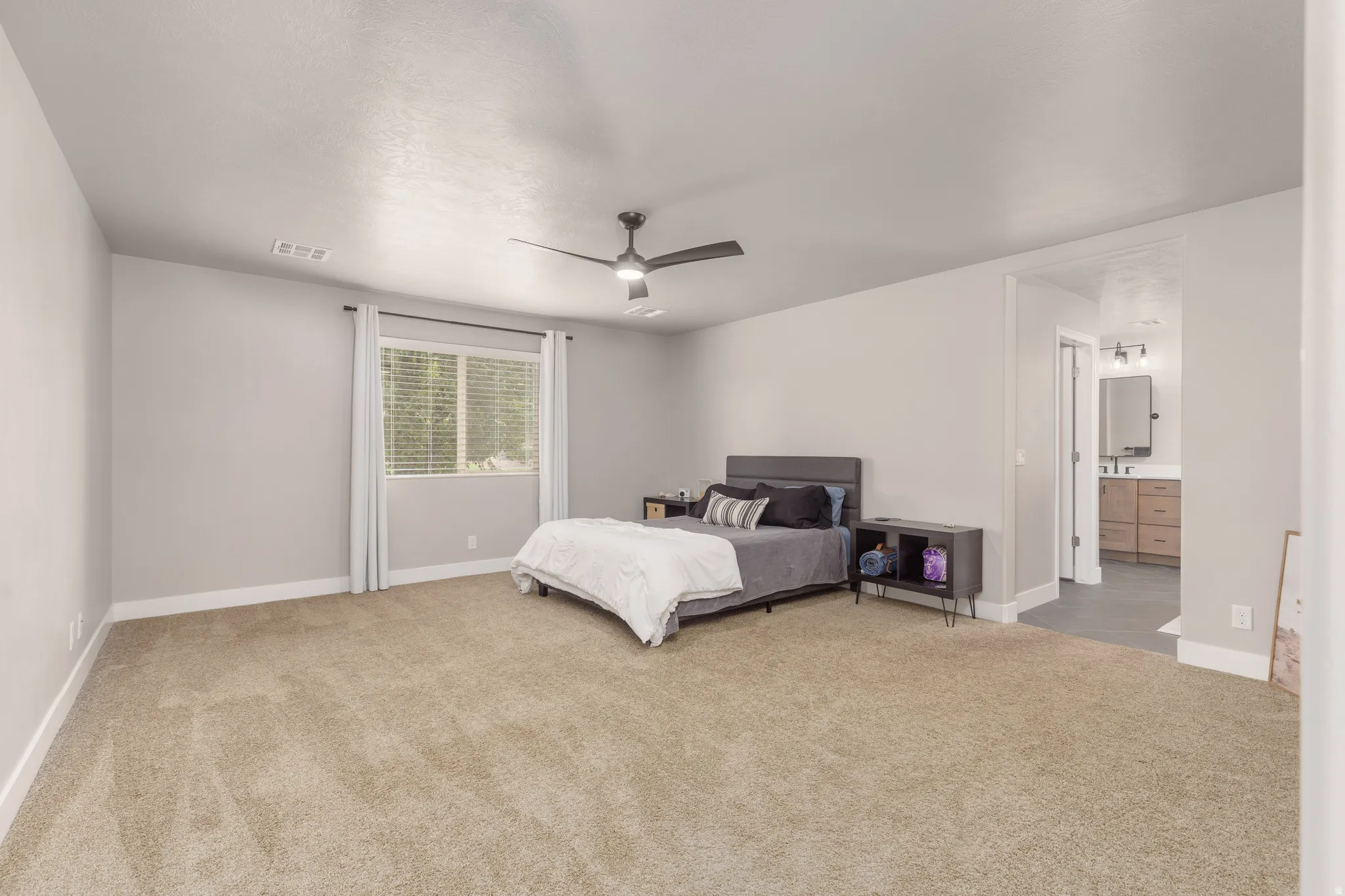 Large primary bedroom