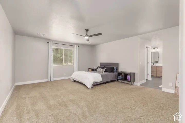 Large primary bedroom