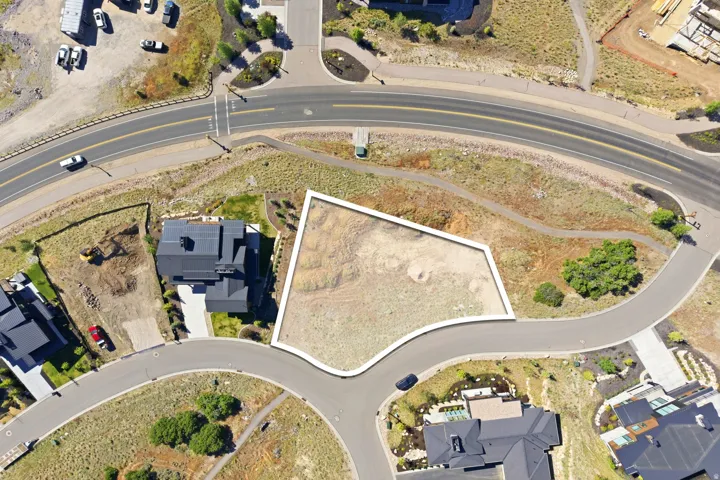 Vacant land parcel with defined boundaries