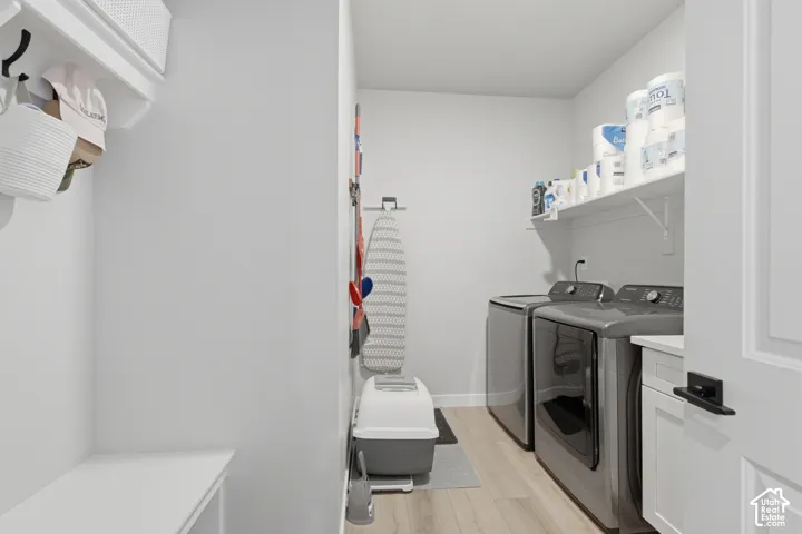 Level 1 Laundry/Mud Room with built in entry bench
