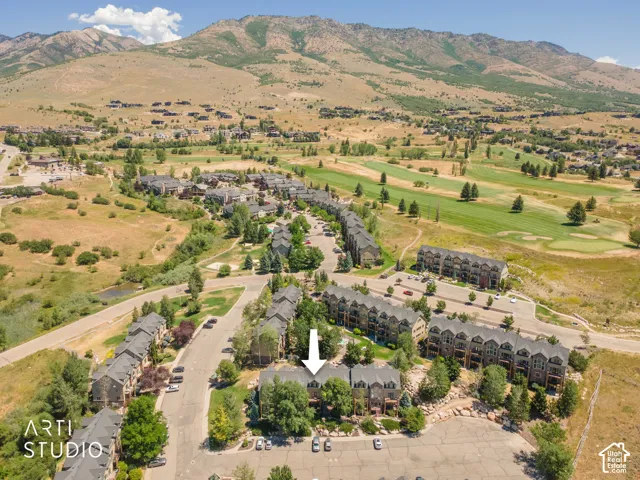 View of Wolf Creek golf course adjacent to Moose Hollow