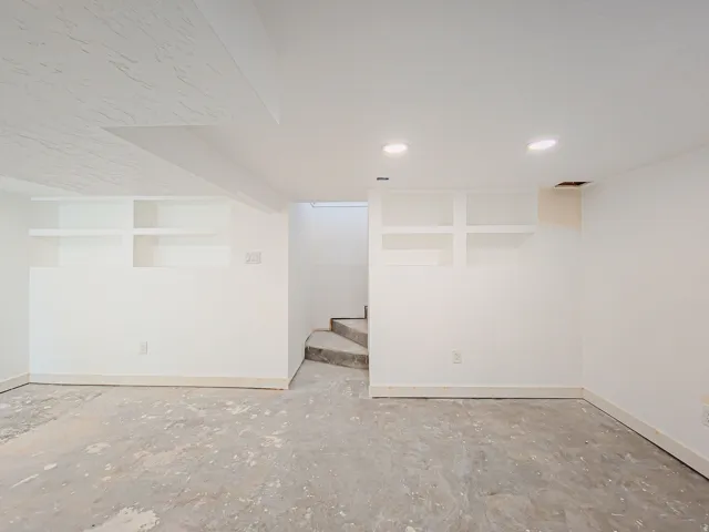 Stairs to basement. New carpet on the way!