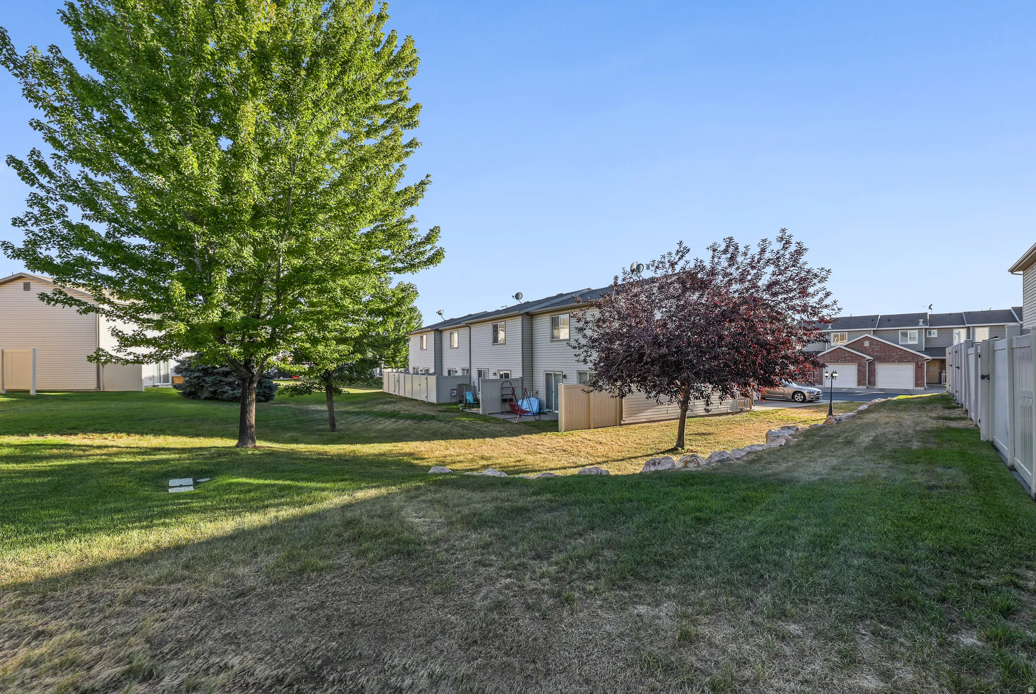 Large Open Green Space Behind the Home