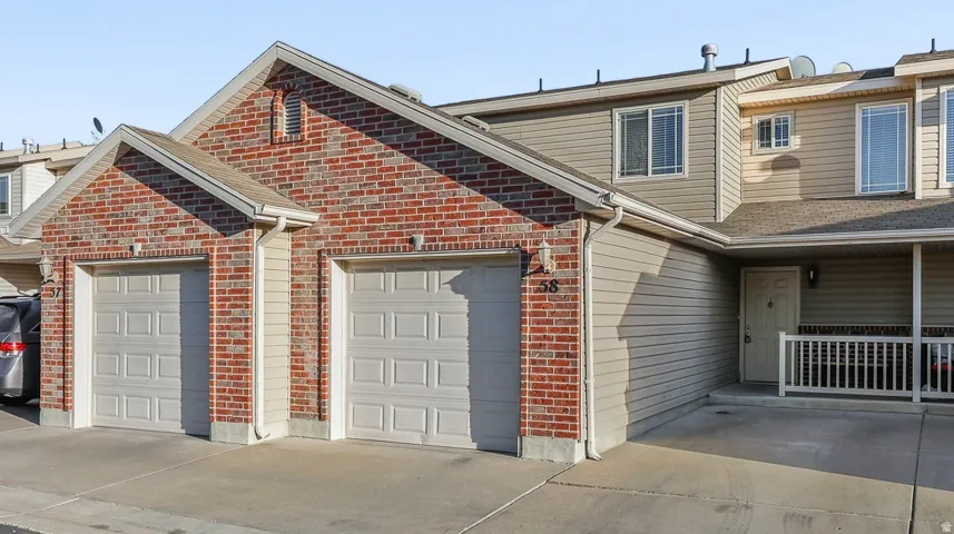 Front of Home with a Covered  Front Porch