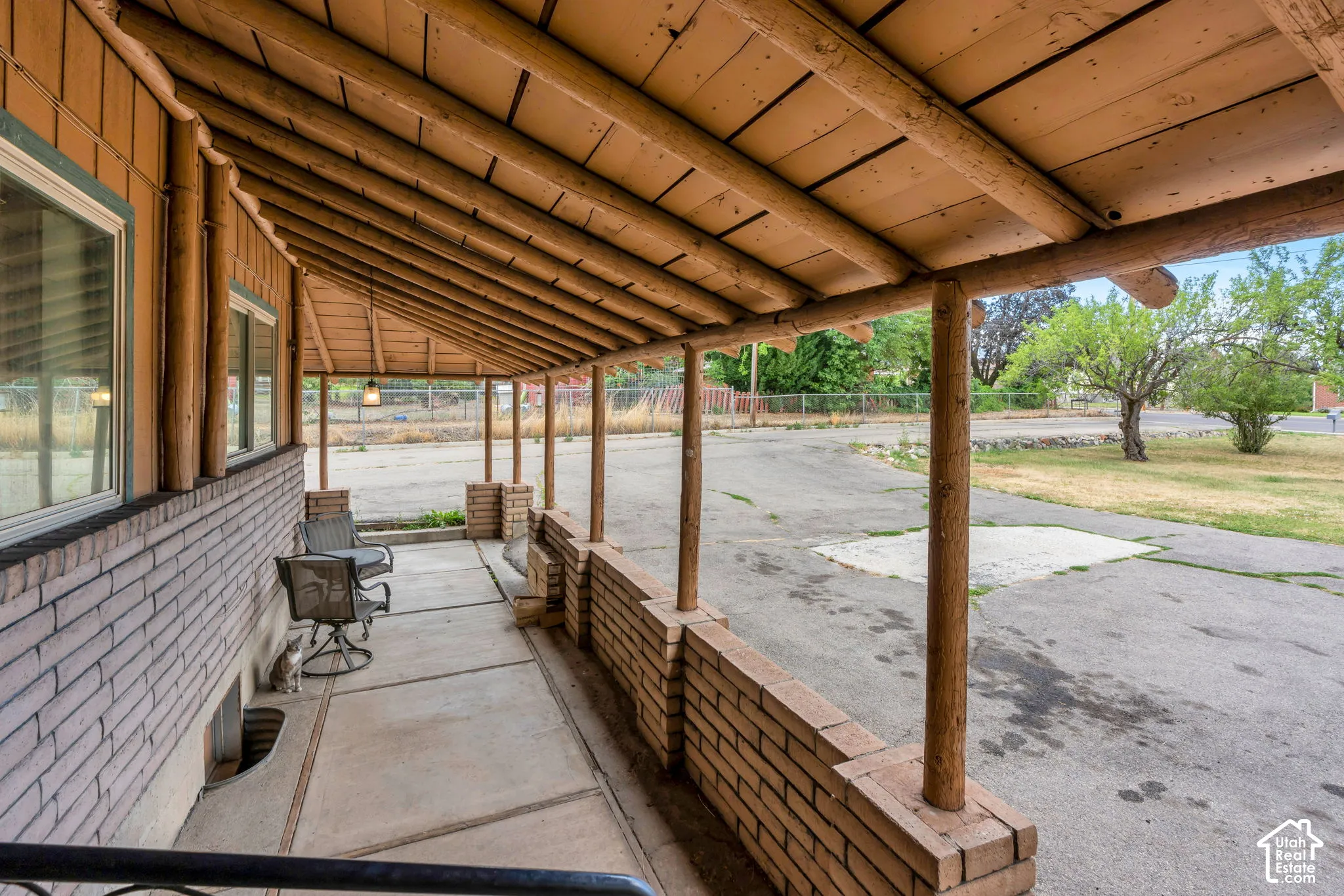 Covered porch retreat