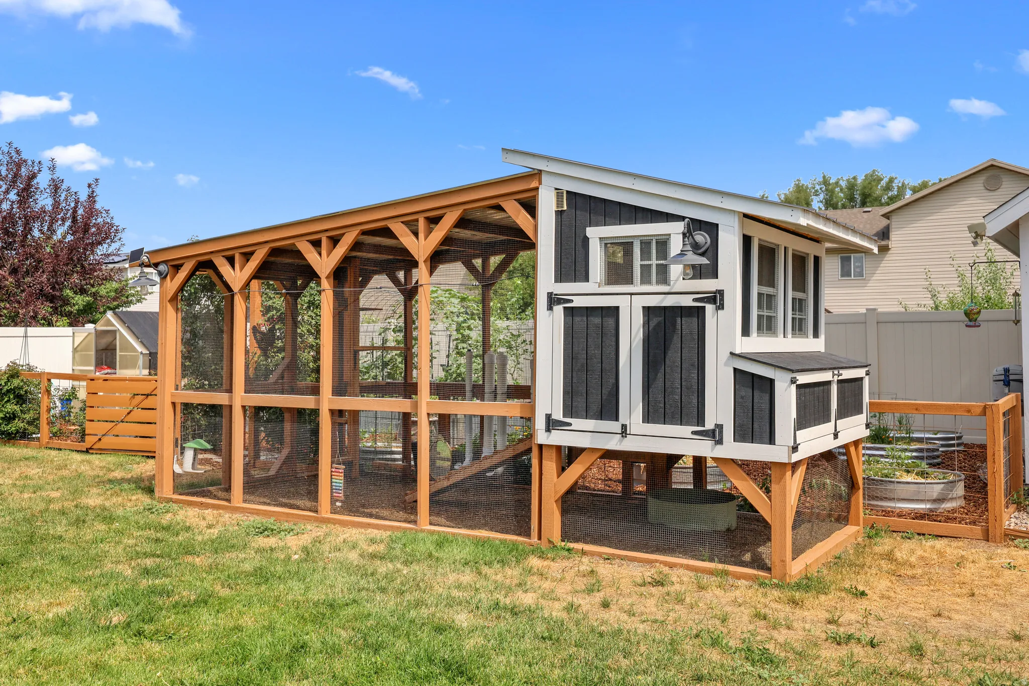 Chicken coop and run