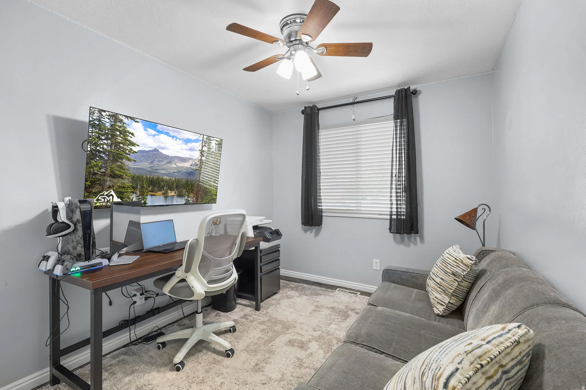 3rd main floor bedroom (currently used as office)