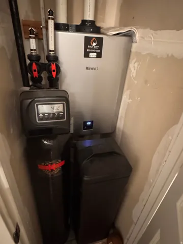 New tankless water heater and New Water Softener