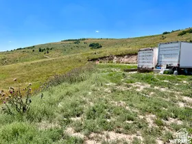 Expansive undeveloped land featuring a clear blue sky, rolling hills, and natural ground cover