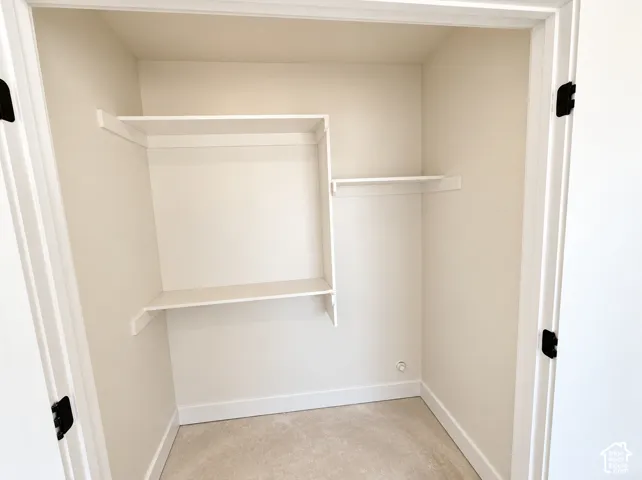 Walk in closet in Second Bedroom