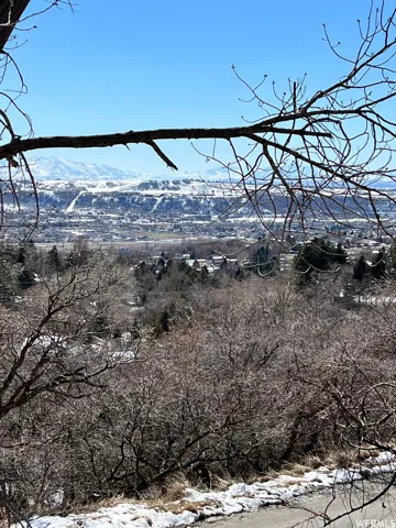 Expansive mountain and valley scenery with distant snow-capped peaks
