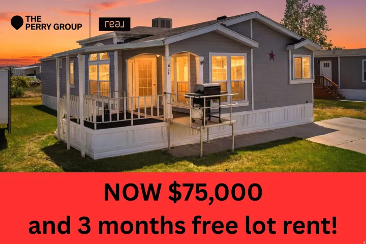Real Estate Listing. Presenting the property with pricing details and an incentive offer