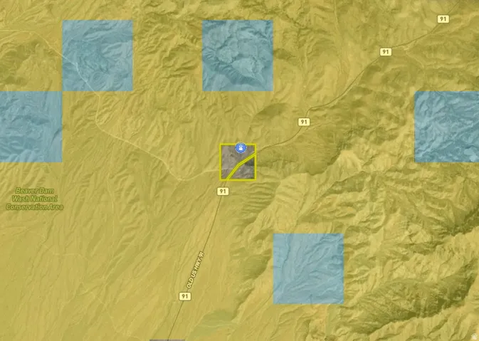Property Map. Depicting the location and surrounding geographical features of the property