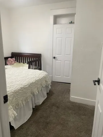 White interior walls throughout