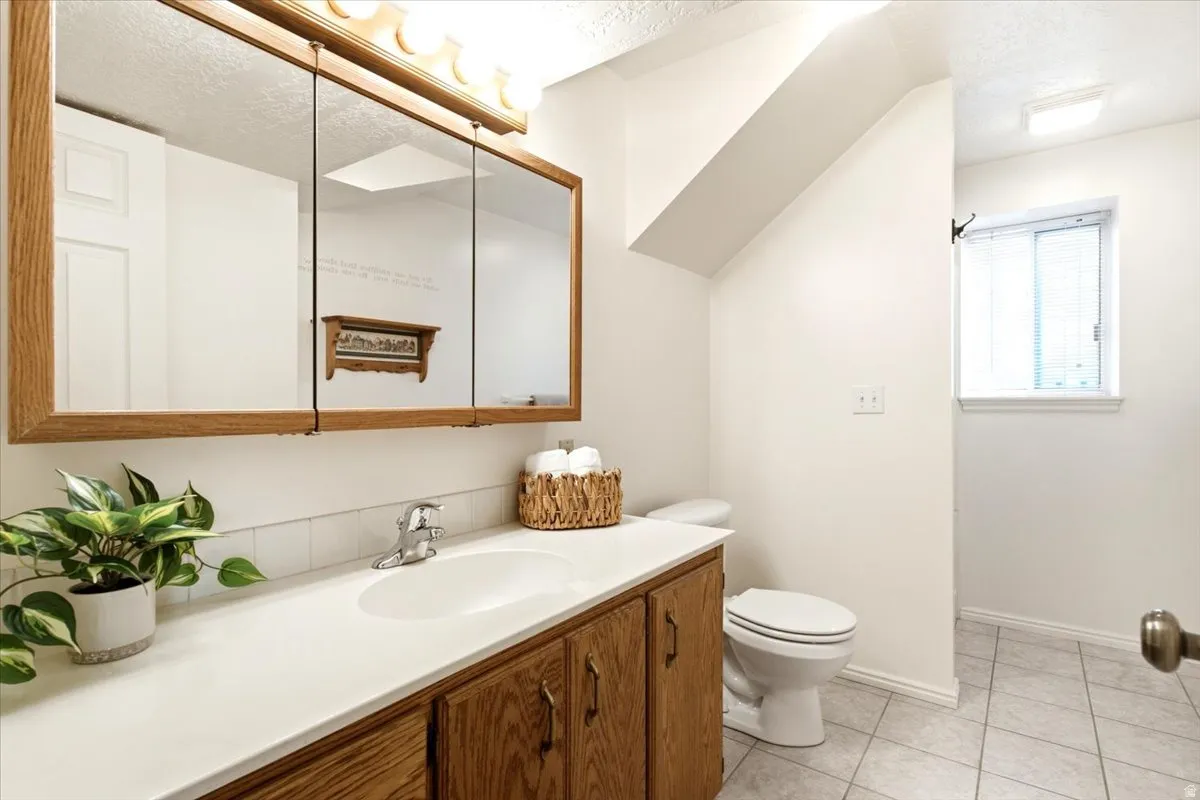 Large basement bathroom area with shower.