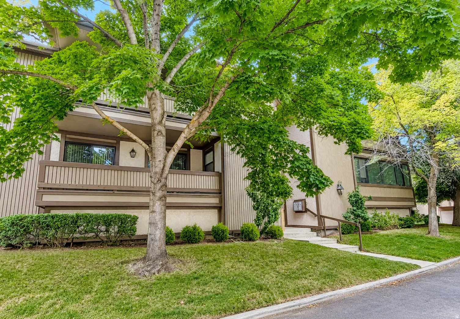 Top level condo with large, covered balcony and secured subterranean parking