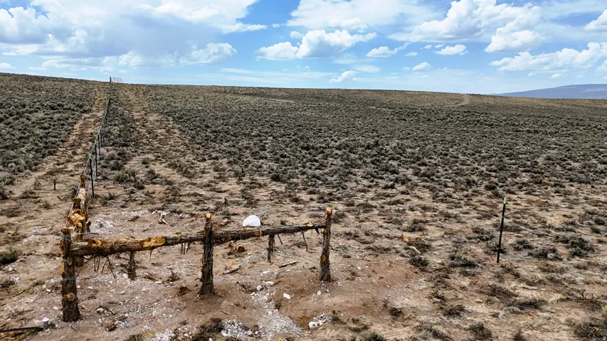 Expansive acreage featuring natural landscaping and a partially constructed wood fence line