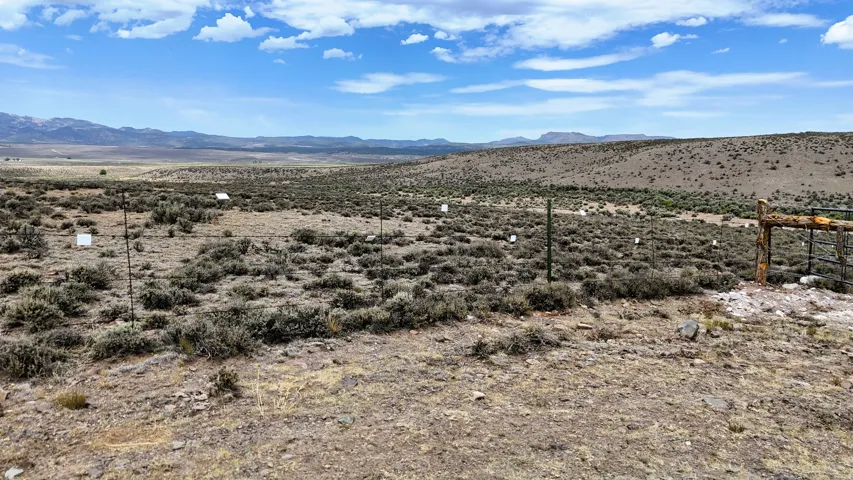 Expansive open land featuring natural desert vegetation and distant mountain ranges