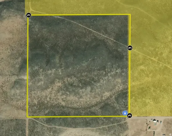 Property Boundary Map. Illustrating the property's perimeter and surrounding terrain