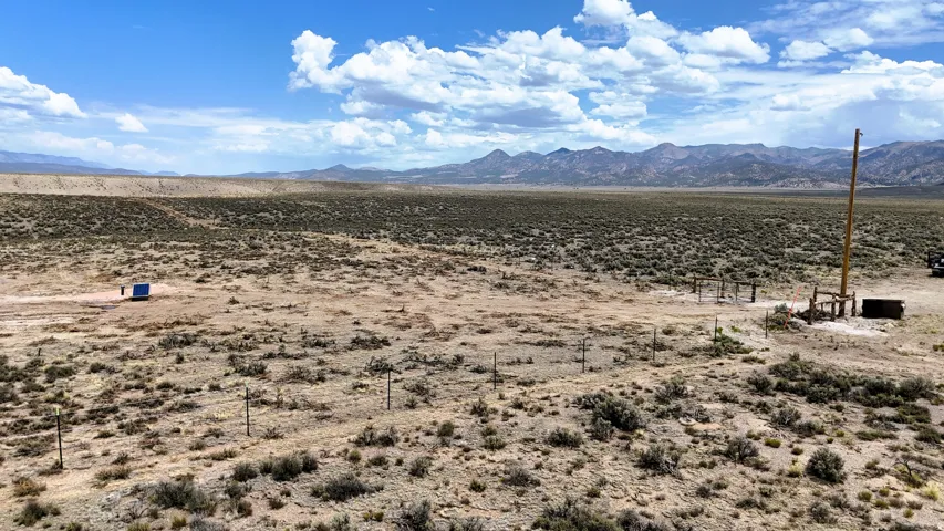 Expansive desert landscape with scattered low-lying vegetation