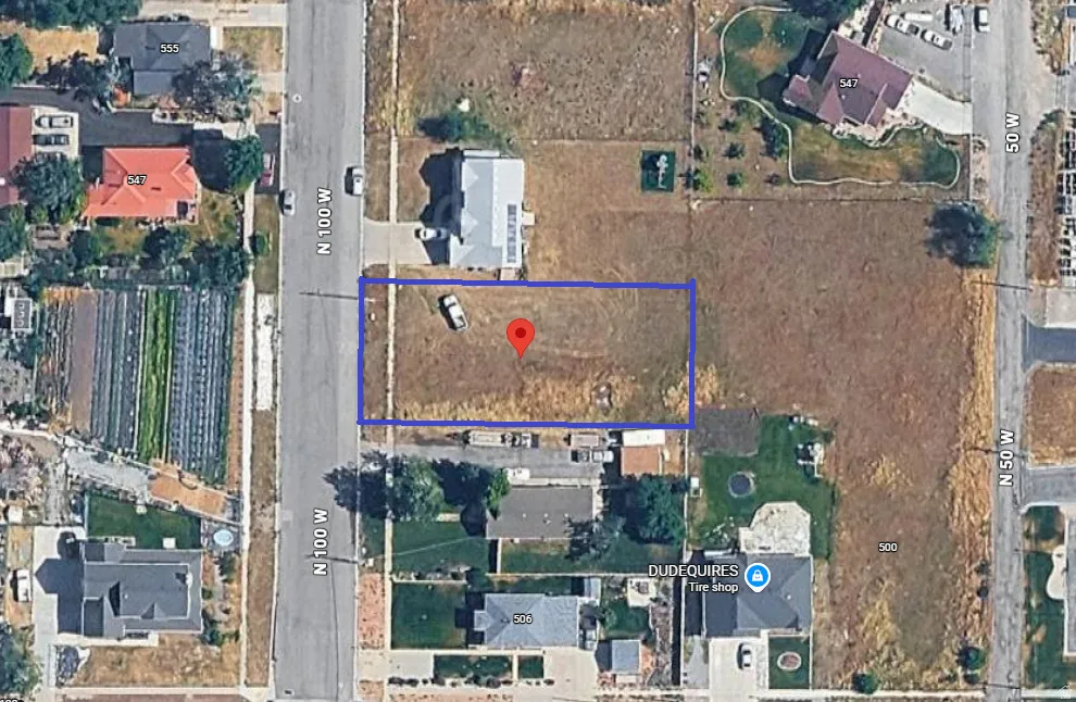 Aerial Property Map. Indicating the parcel boundaries and surrounding infrastructure