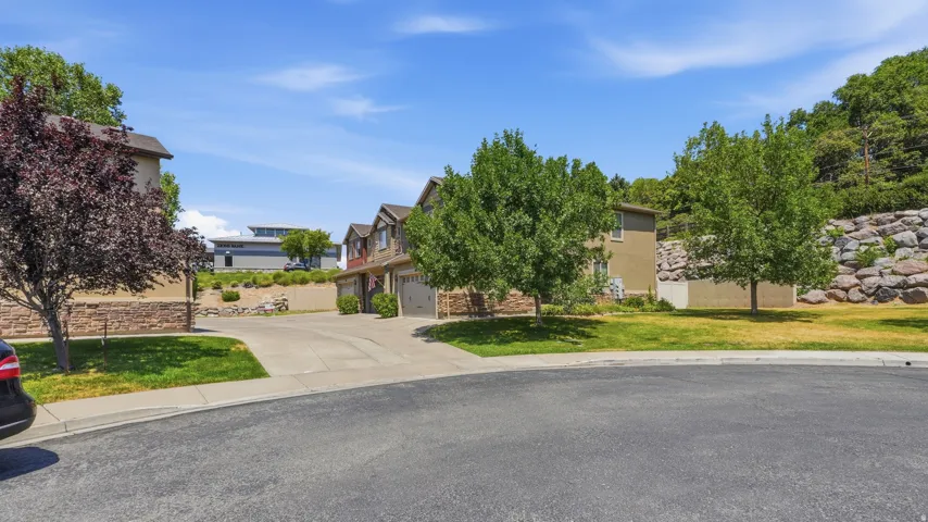 Two-story residential structures with attached garages