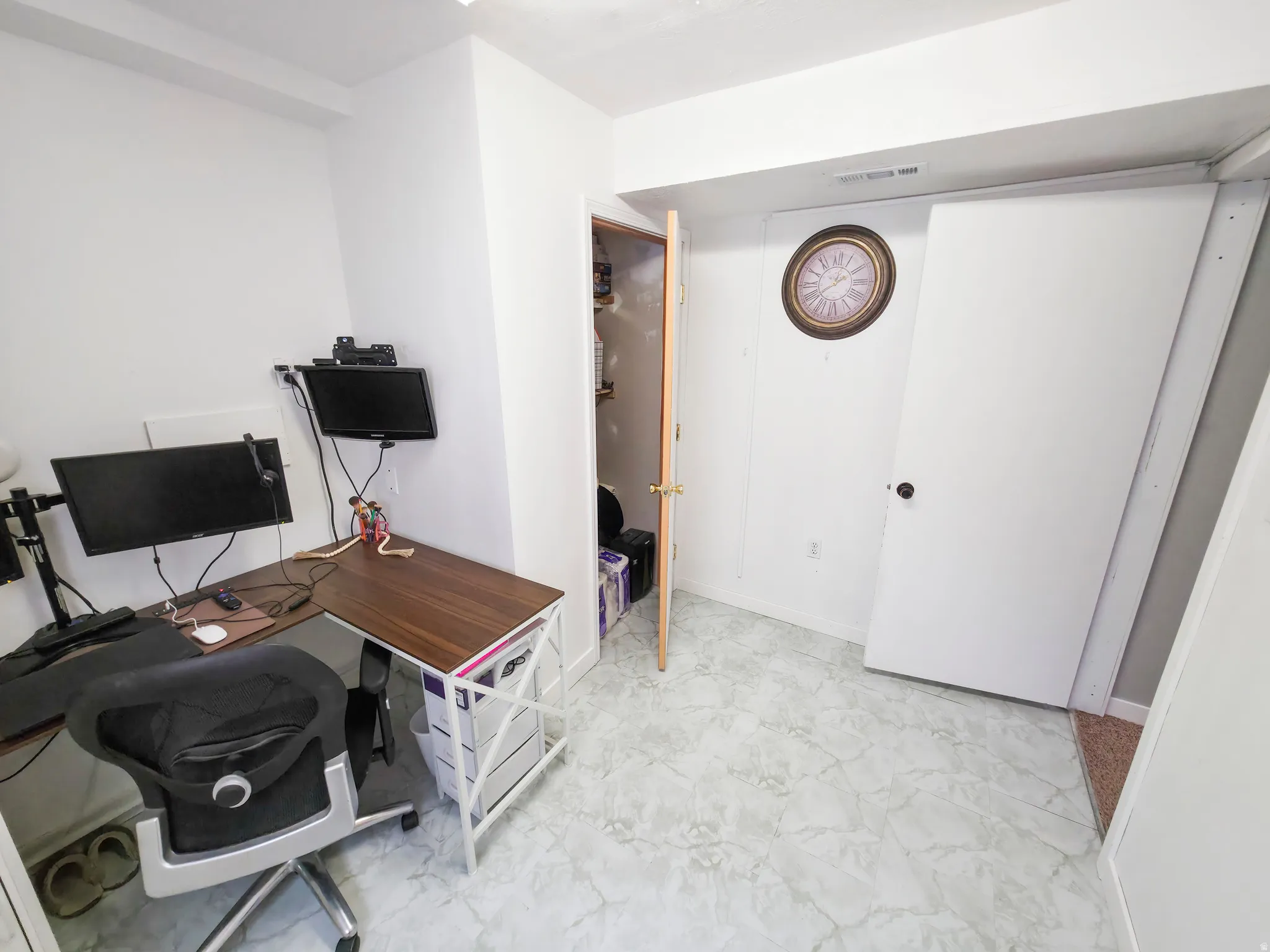 Bedroom 3: currently used as office.
