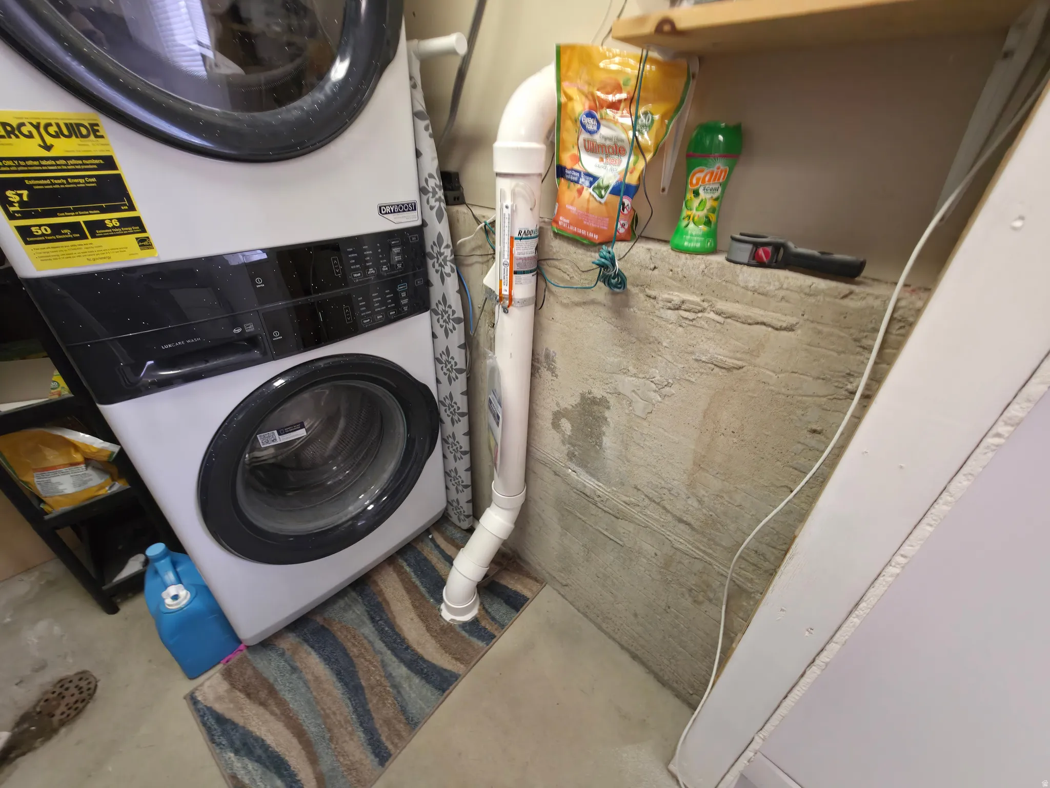Certified Radovent Active Radon Mitigation system.