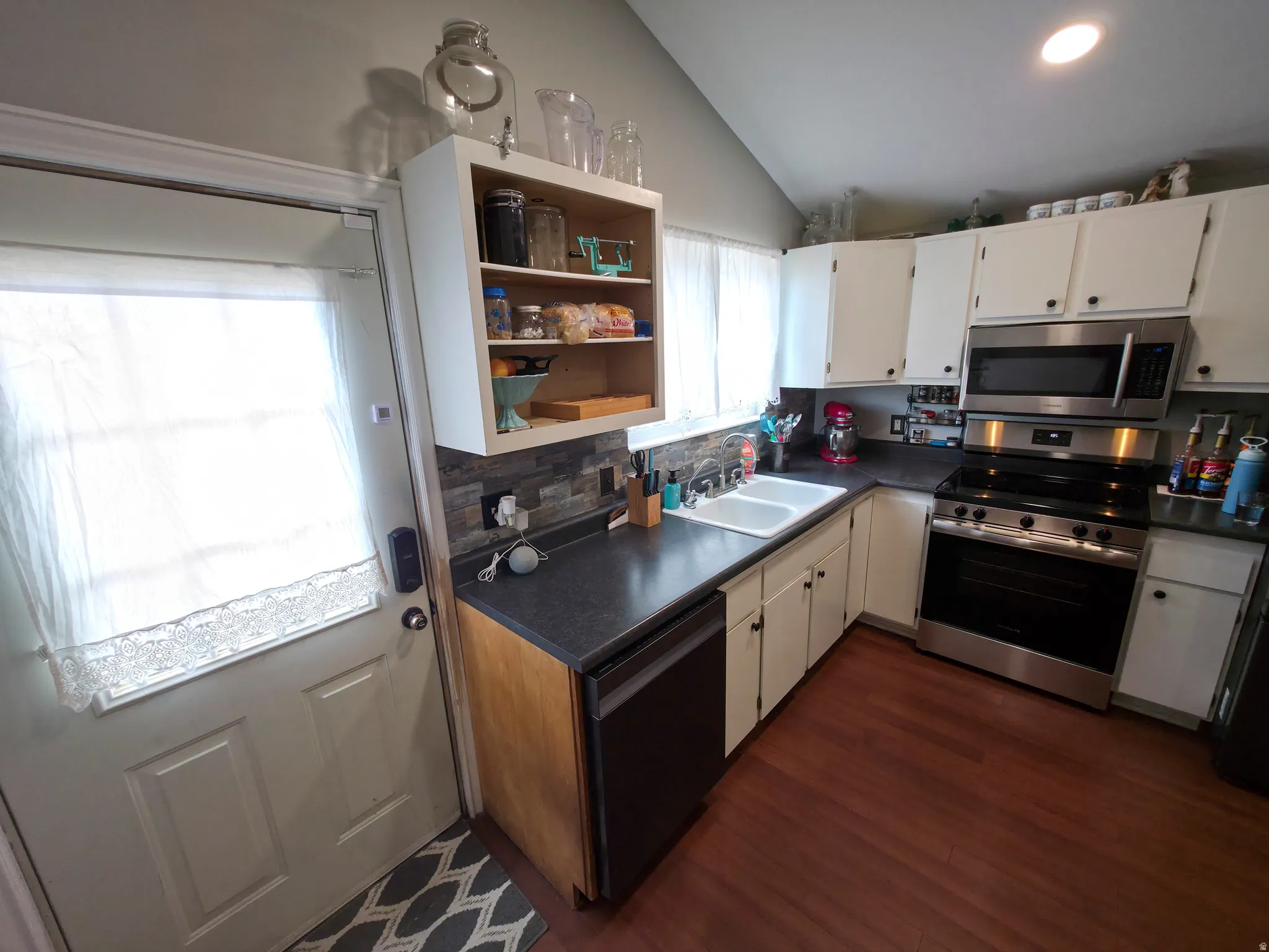 Kitchen has been remodeled over the years.