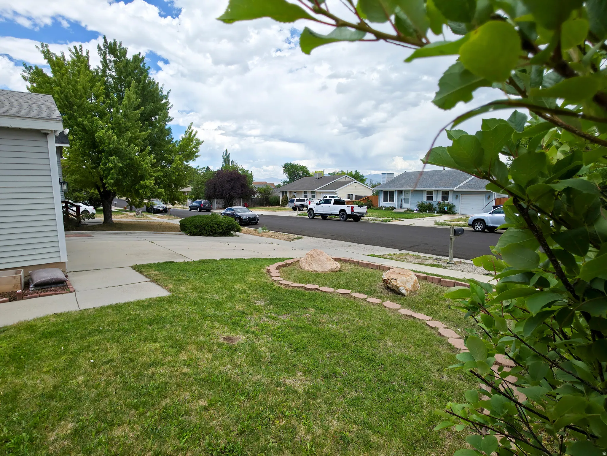 North view from front yard.