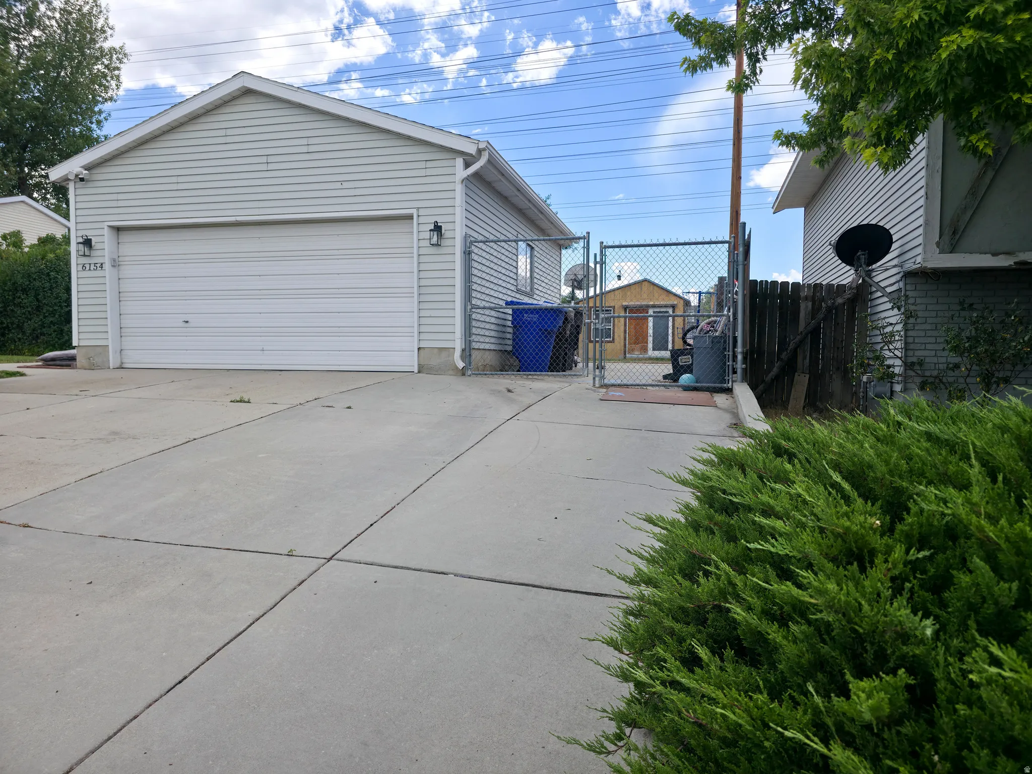 Garage and secure RV pad.