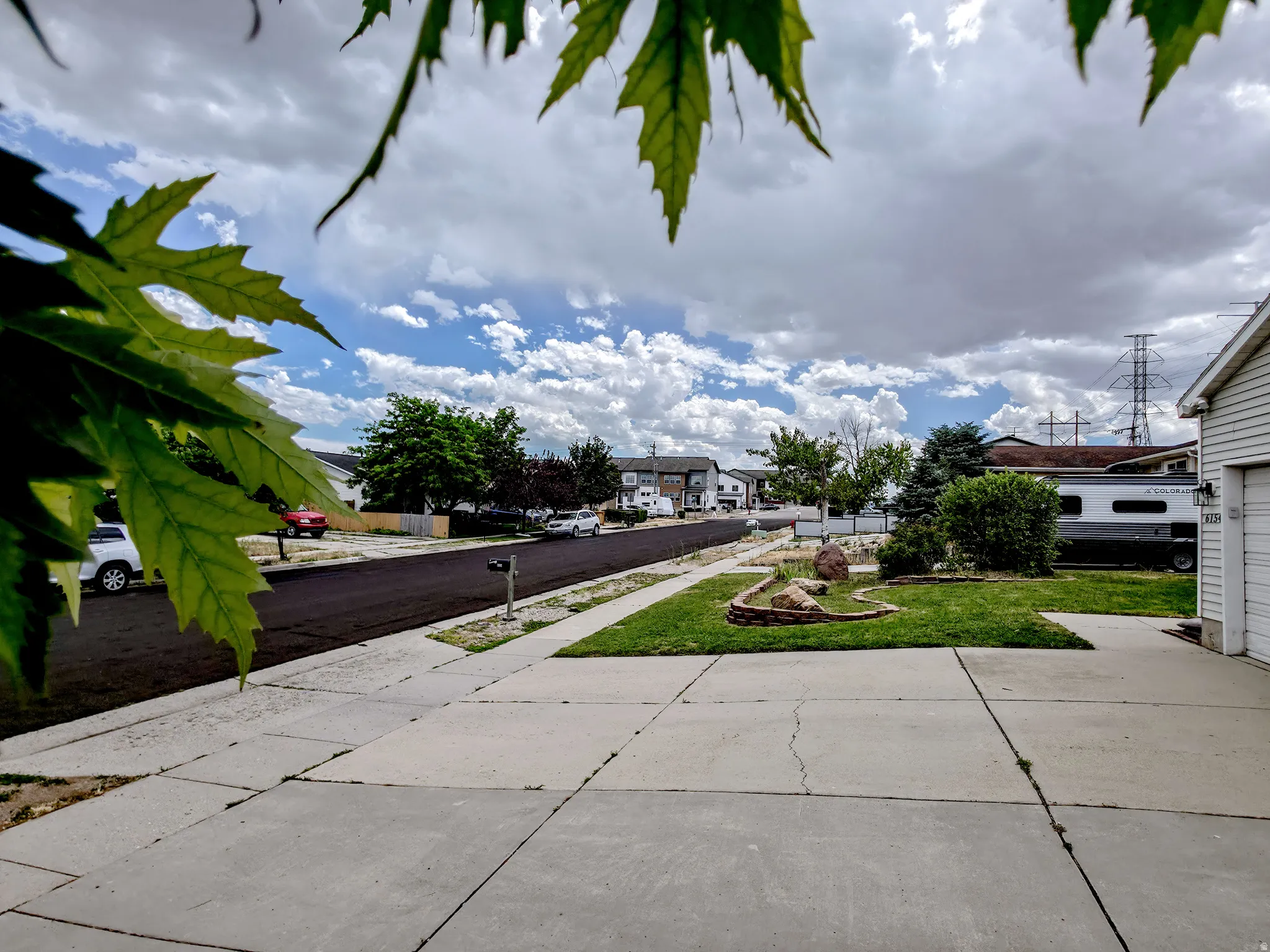 South view from front yard.