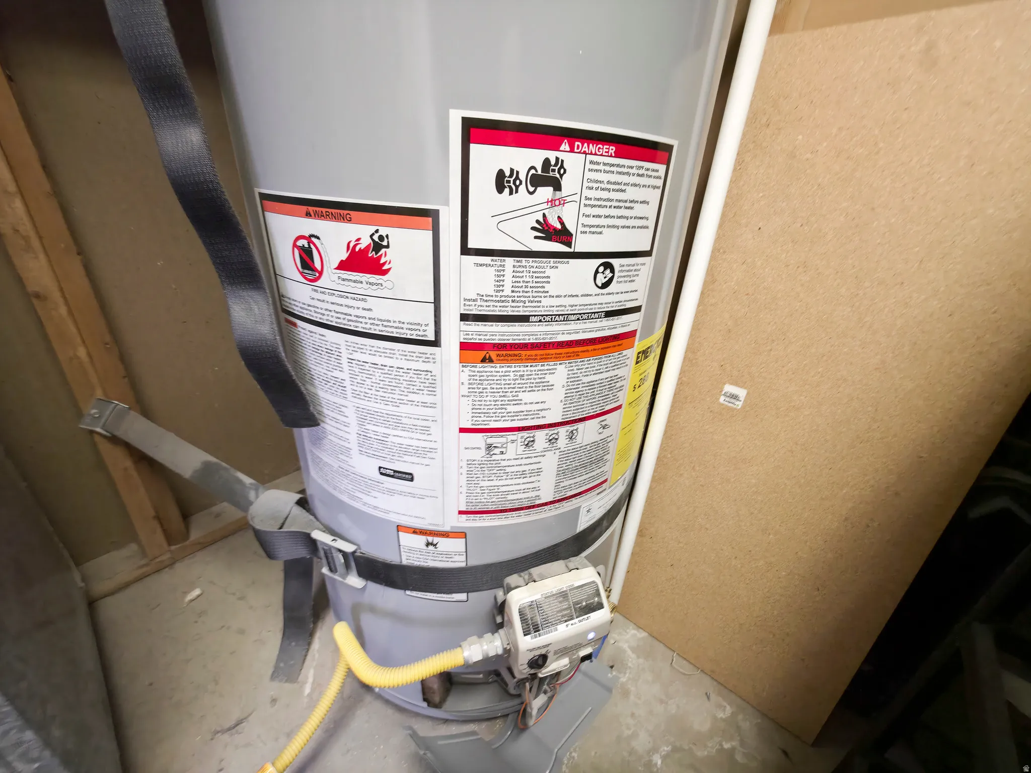 50 gallon AO Smith ProLine water heater.