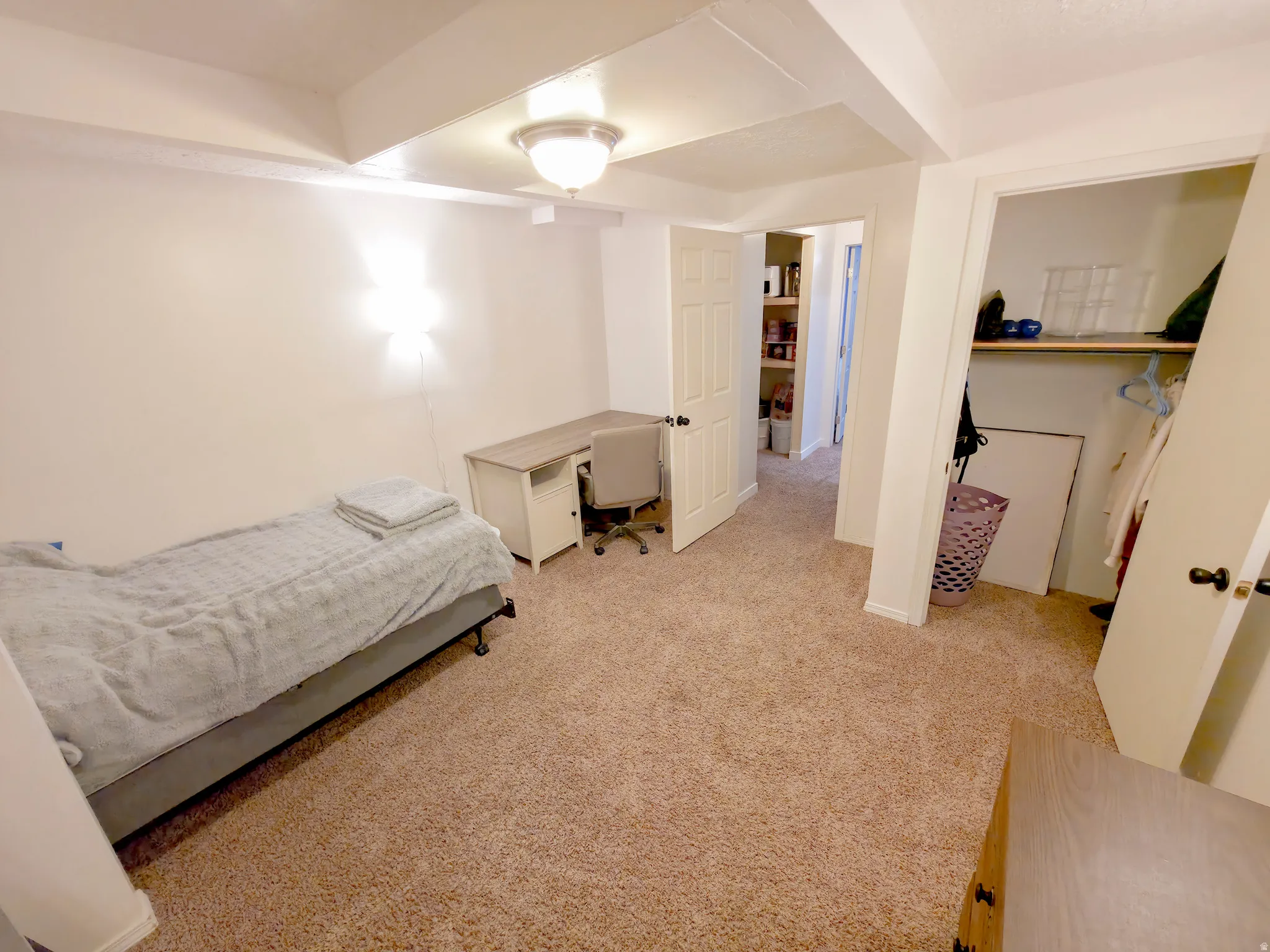 Family Room 2 being used as large bedroom.