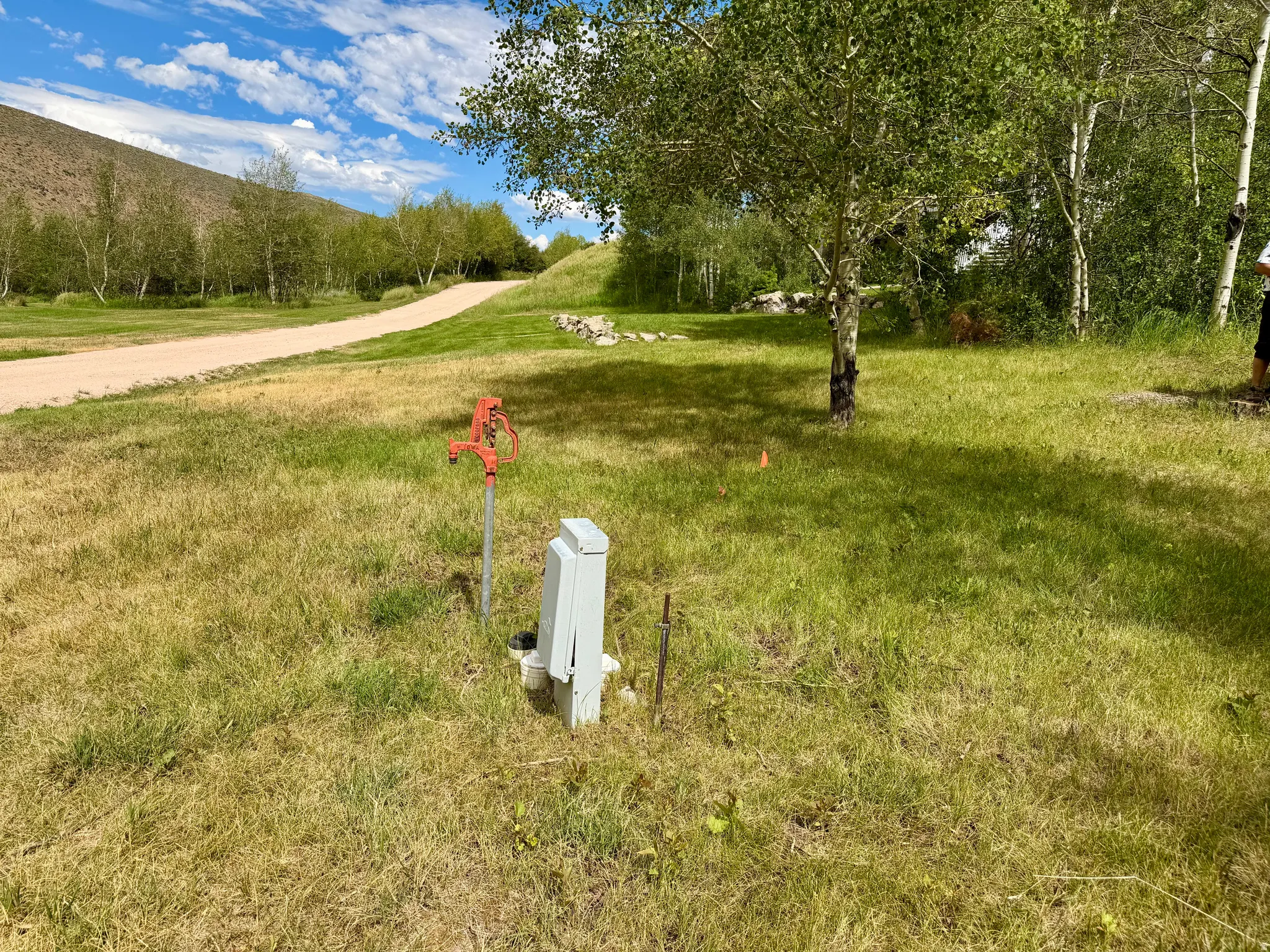 RV Hookup off main path
