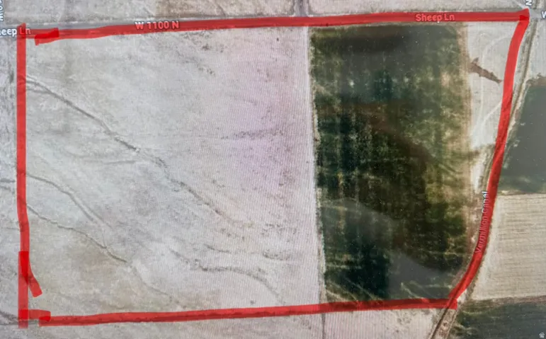 Property Boundary Map. Illustrating the defined perimeter of the property using aerial imagery