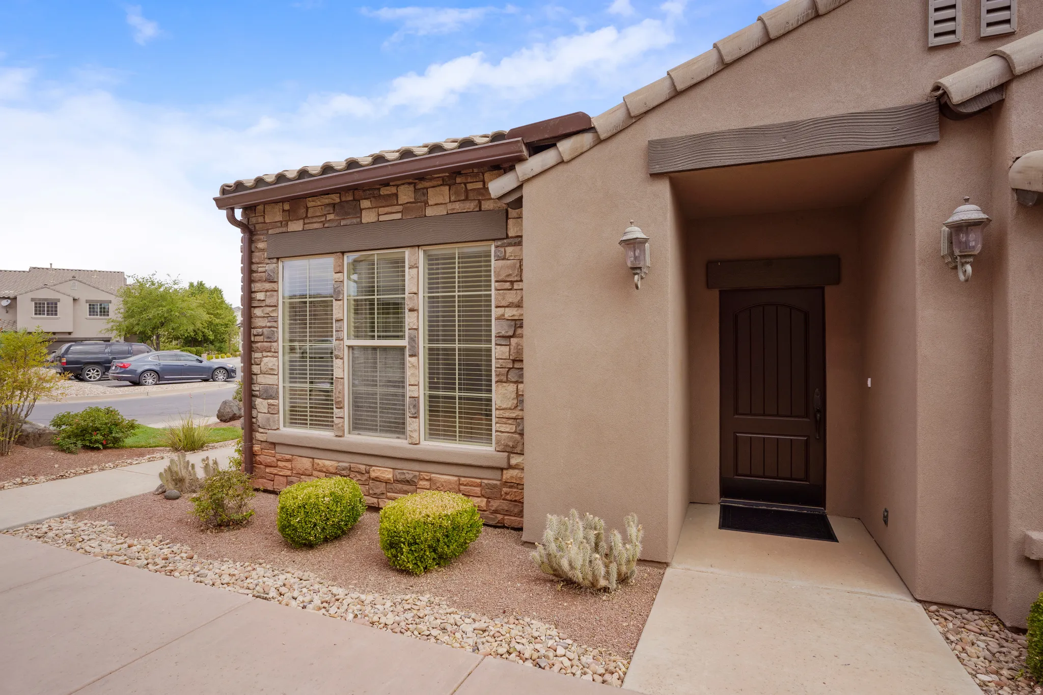 Exterior entry